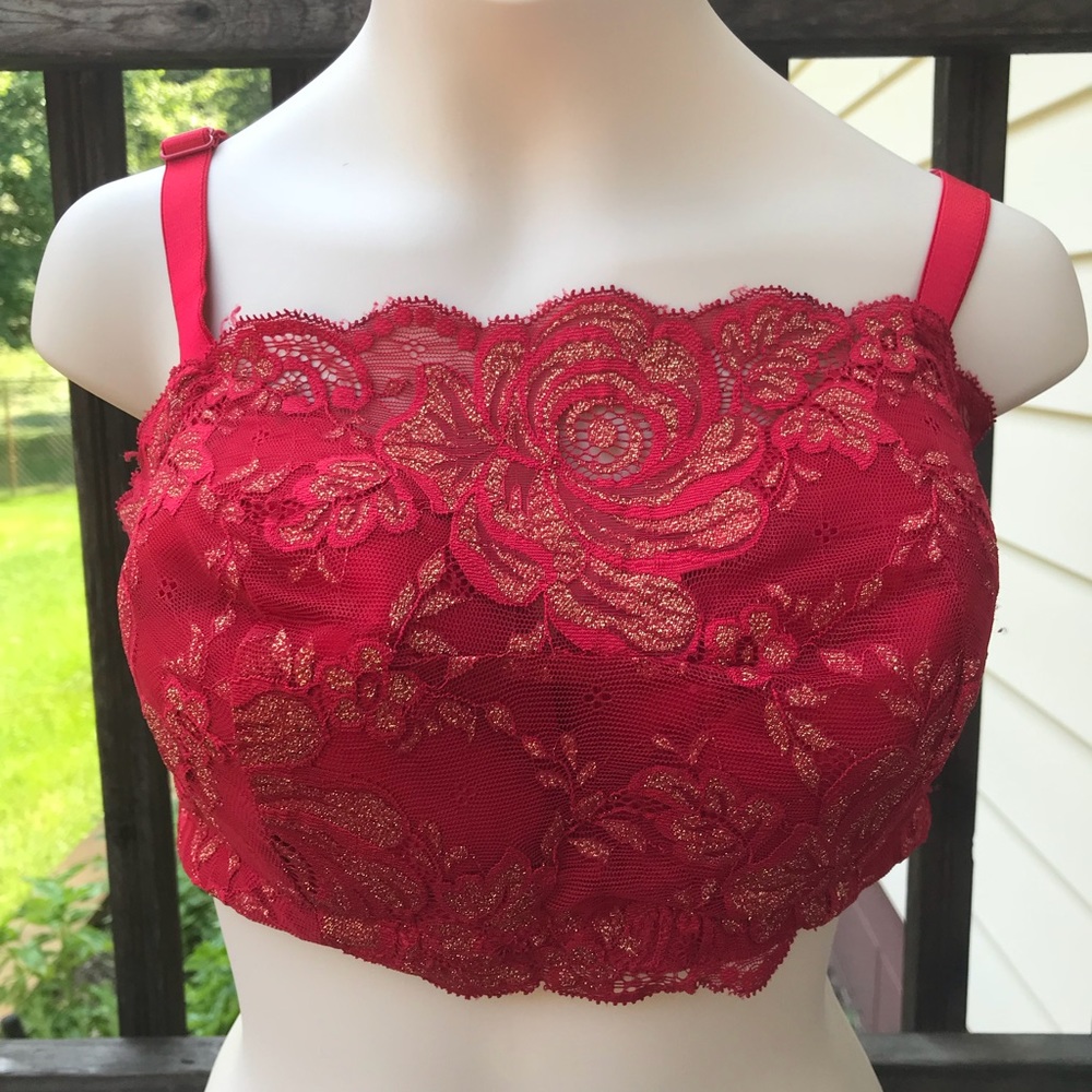 36C Red Bra